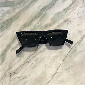 Elegant Céline Black Cat-Eye Sunglasses